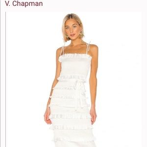 V Chapman Lily dress in white - size 8